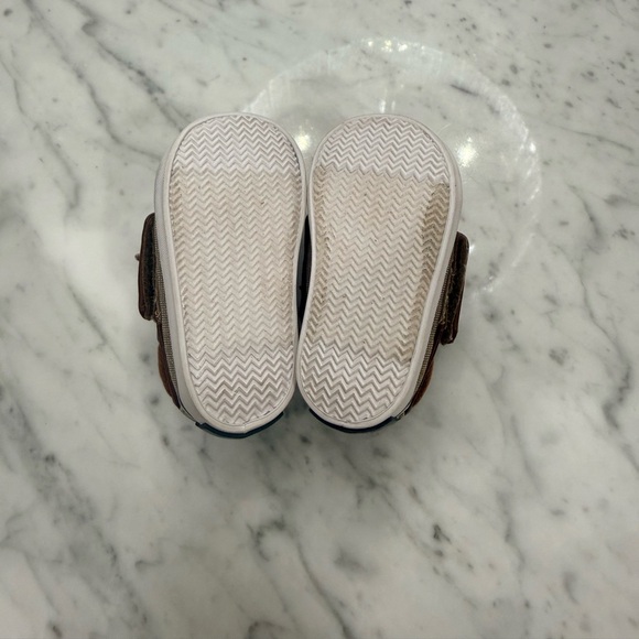 EXCELLENT Baby Sperry Kids Brown Boat Shoes 0-3 Months - Picture 5 of 6